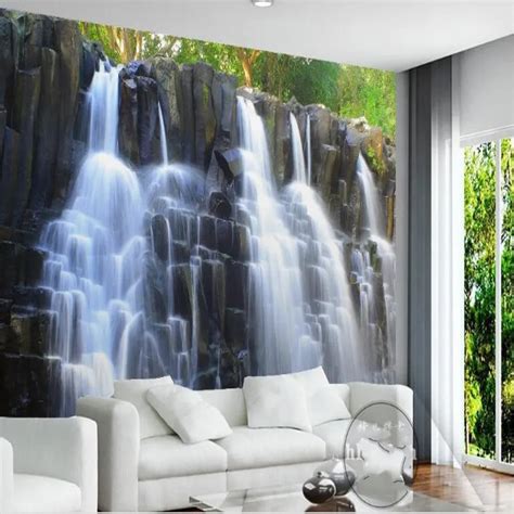 Beibehang Custom Large Scale Murals Of The Woods Water Health Mountain