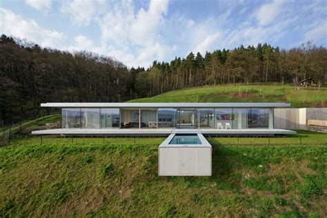 Innovative Sustainable Villa Built From Glass Steel And Concrete