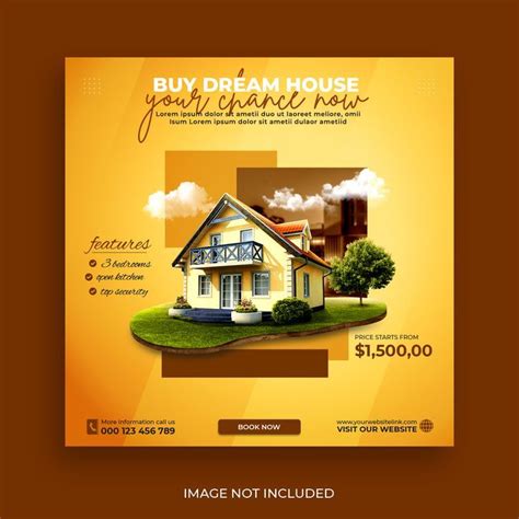 Free Psd Real Estate House Social Media Post Or Square Banner