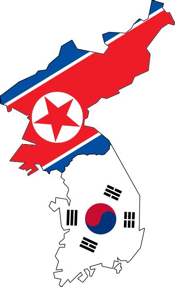 Flag of south korea independence day , south korea little girl, two woman in black dress holding korea flag illustration png clipart. North South Korea Flag Map Clip Art at Clker.com - vector clip art online, royalty free & public ...