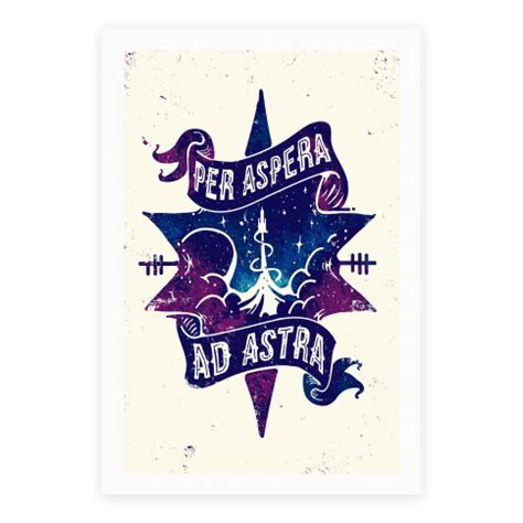 Per Aspera Ad Astra - Poster - HUMAN