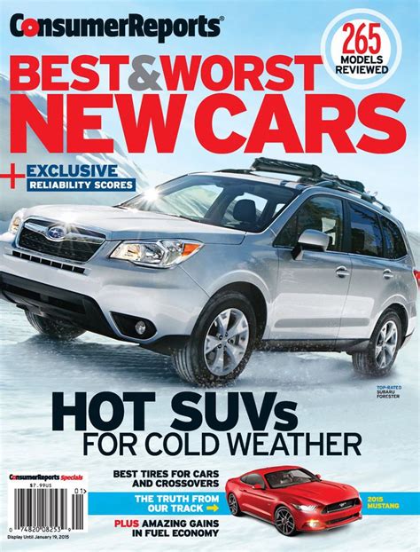 Consumer Reports Best And Worst New Cars 2015 Special Digital