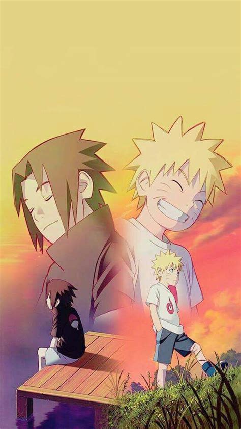 Kid Sasuke And Kid Naruto Naruto Amino