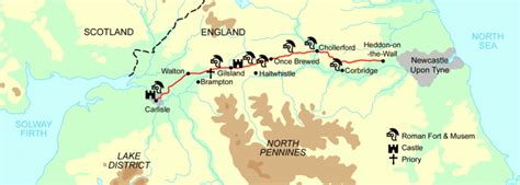 Best Hadrians Wall Path Map Welcome To St Thomas More