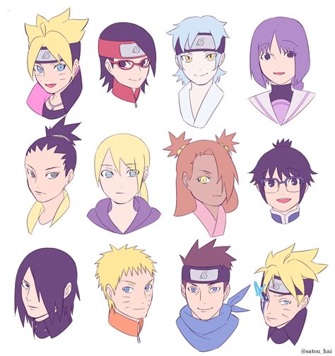 Boruto Characters Anime Naruto Boruto Characters Anime