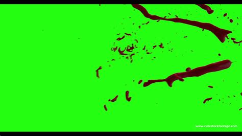 Hd Blood Burst Motion Blur Green Screen 174 Cute Stock