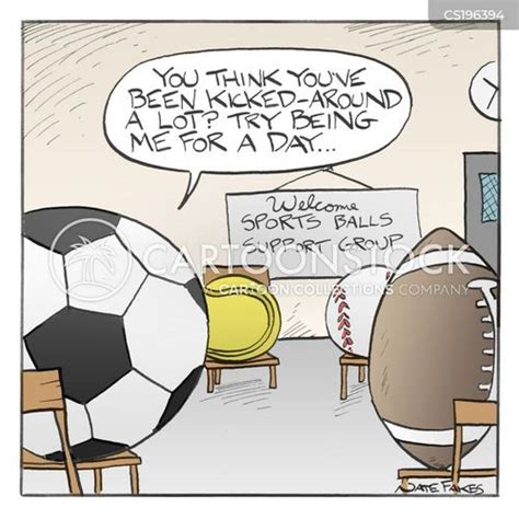 Soccer Ball Cartoons And Comics Funny Pictures From Cartoonstock