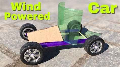 How To Make A Wind Powered Car Air Car Wind Car Diy Wind Up Toys
