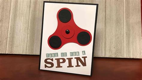 Fidget Spinner Card Free Files To Make It Spinner Card Spinner Cards