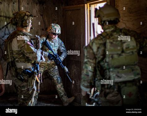 Uzbek Soldiers and Special Forces Soldiers with 2nd Battalion, 20th