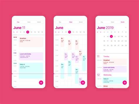 44 Konsep Kalender App Schšnes Design Desain Kalender