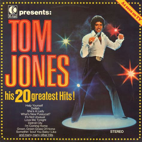 Tom Jones His 20 Greatest Hits 1978 Vinyl Discogs