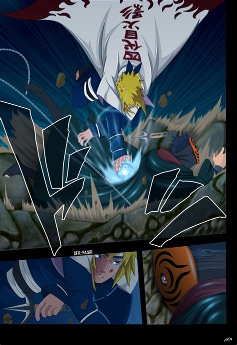Naruto And Minato Vs Obito