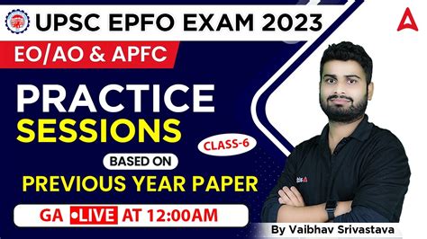 UPSC EPFO 2023 EO AO APFC Practice Sessions Schemes Based On