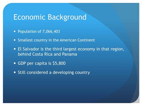 Ppt Dollarization In El Salvador Powerpoint Presentation Free