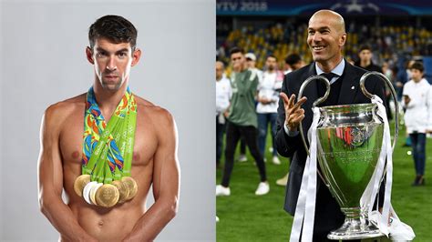 Fan vote: Zinedine Zidane's Real Madrid in UCL or Michael Phelps at ...