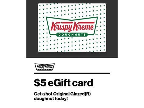 Wed, jul 28, 2021, 4:00pm edt $5 Krispy Kreme e- gift card | TraderKat