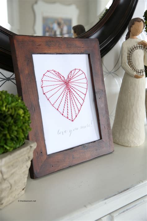 How To Make Heart String Art The Idea Room