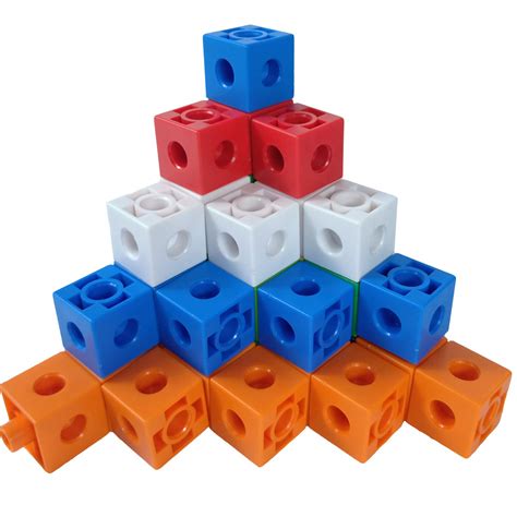 Unlimited Creation Cubes 100 Piece Snap Unit Cubes Centimeter Cube And