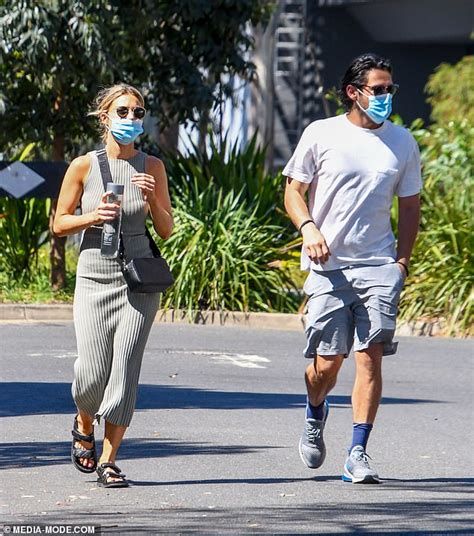 home and away s sam frost heads out for a leisurely stroll with instant hotel star jay bruno