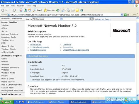 You should only have to click on the download link for the file that you want to download. Microsoft Network Monitor 3 New 2020 Download