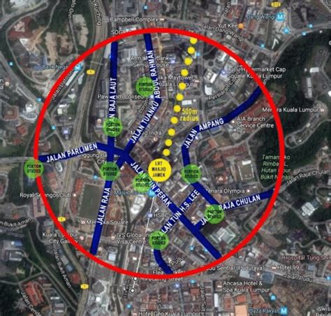 Is a branch of : The location of Masjid Jamek LRT on Jalan Tun Perak and ...
