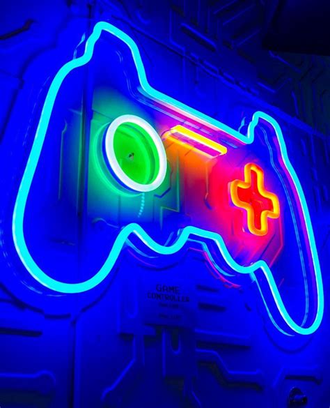 Game Controller Neon Light Neon Decor Neon Light Art Neon Lights
