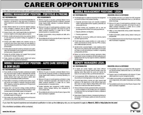 Positions Available at Human Resource Solution International 2024 Job