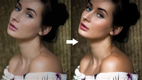 Add Shine And Glamour To Your Portraits In Photoshop Youtube
