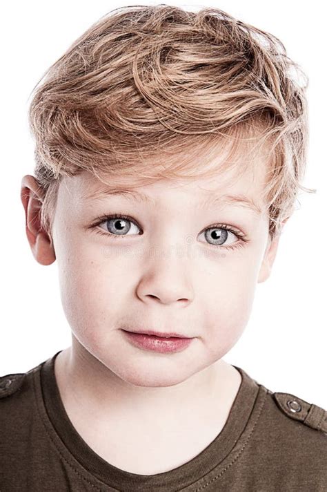 Portrait Of Gorgeous Young Boy Stock Photo Image Of Little
