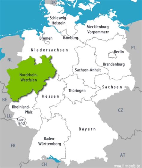 Das Bundesland Nordrhein Westfalen Nrw Telegraph