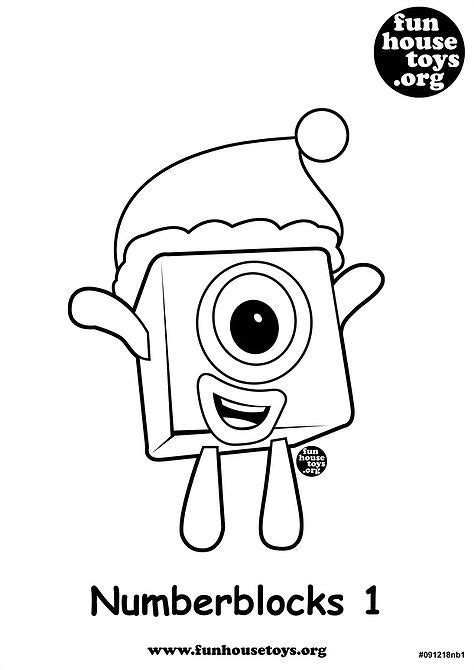 Numberblocks Colouring Pages 6 Numberblocks Two Printable Coloring