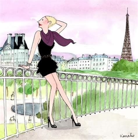 Kanako Illustration Parisienne Paris Illustration Illustrations