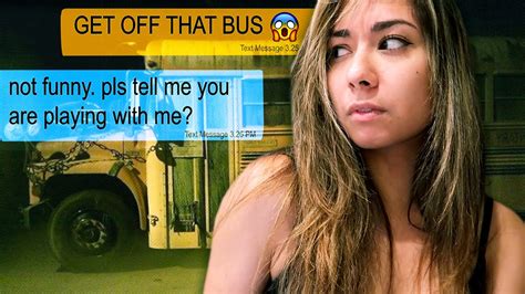 The Creepy School Bus Text Story Youtube