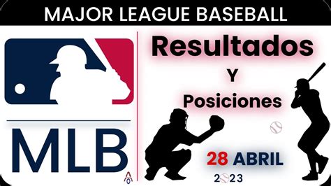 resultados y posiciones en el bÉisbol de las grandes ligas mlb youtube