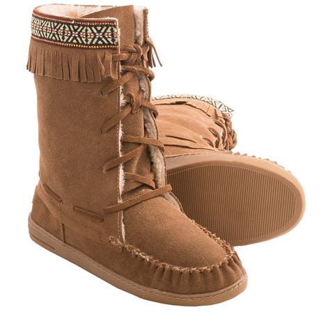 Grizzleez By Zigi Camper Moccasin Boots For Women 7959k Save 76