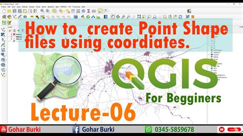 How To Create Point Shapefile Using Coordinates In Qgis Youtube