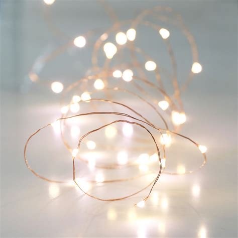 Mini Copper Wire String Lights Lighting Lisa Angel