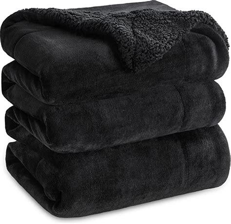 Bedsure Sherpa Fleece Blanket Queen Size For Bed Thick And Warm
