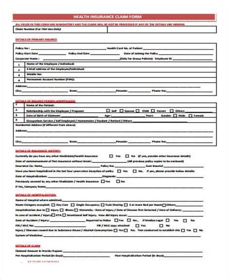 An insurance claim is a formal request by a policyholder to an insurance company for coverage or compensation for a covered loss or policy event. FREE 49+ Claim Forms in PDF