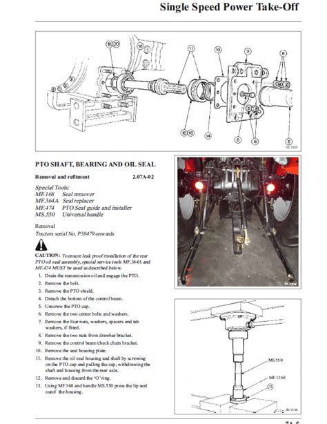 Massey Ferguson 431 461 Tractors Service Manual