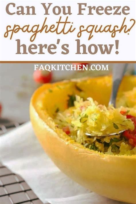 How To Freeze Spaghetti Squash Special Diet Best Vegetable Recipes