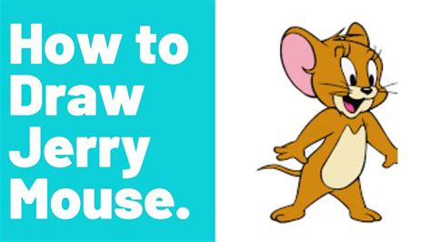 How To Draw Jerry Mouse Tom And Jerry Youtube