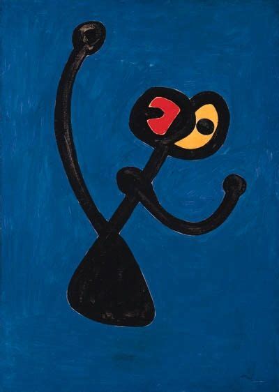 Artwork By Joan Miró Danseuse Made Of Oil And Ripolin Enamel On Board