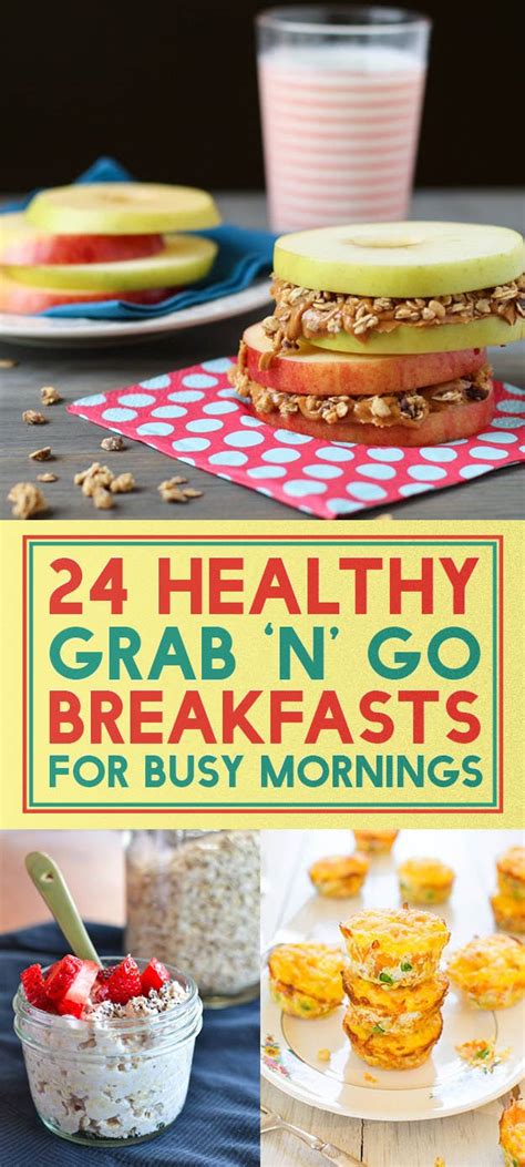 24 Healthy On-The-Go Breakfast Ideas