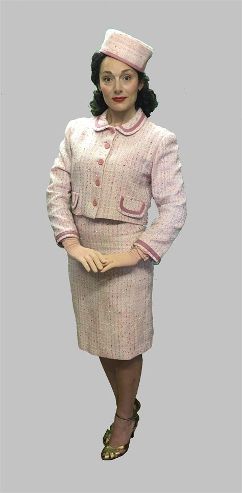 womens vintage style suit 1960s tailored suit set size 12