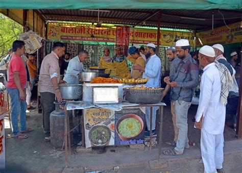 Indian Street Food Vendors Editorial Photo Image Of Catering Goods