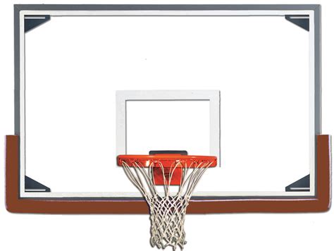Oversized Steel Framed Glass Basketball Backboard Gared