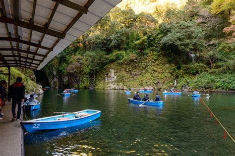 Miyazaki Japan November 15 2019 Rental Boats For Tourists At