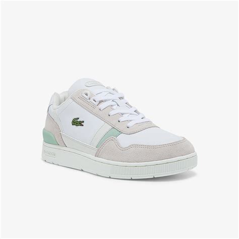 Womens T Clip Leather Suede And Synthetic Sneakers Lacoste